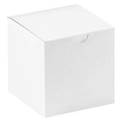 Partners Brand Gift Box,4x4x4",White,PK100 GB444