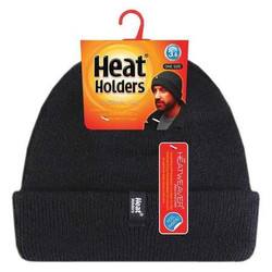 Heat Holders Knit Cap,Acrylic,Black,Universal MHHRT910BLK