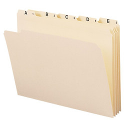 Smead Pressboard Folder,Indexed,A-Z,PK25 11777