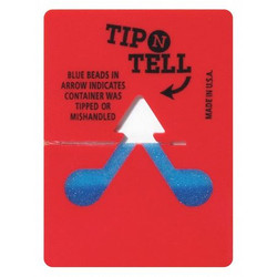 Tip-N-Tell Tip-N-Tell Indicator,Red,PK100 TNT100
