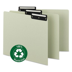 Smead Guide,Metal Tab,Gray/Green,PK50 50534