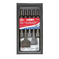 Mayhew Pneu Cut Chisel Scrape Set,5PC 32023