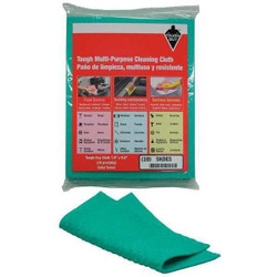 Tough Guy Dust Cloth,8" x 10",Green,PK10 5KDE5