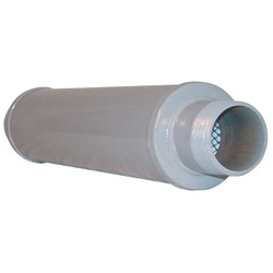 Solberg Silencers,1 1/2 in (M)NPT Inlet, 155 cfm SLCRT150