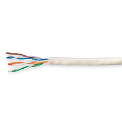 Genspeed Data Cable,Cat 6,23 AWG,1000ft,White 7133801