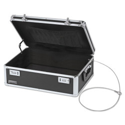 Vaultz Storage Chest,14-1/2"x8"x19-1/2",Blk VZ00323