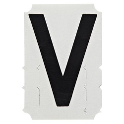 Brady Letter Label,V,PK10 5140-V