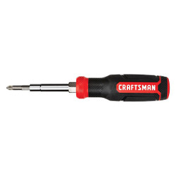 Craftsman Multi-Bits Screwdriver,3" L,6 pcs. CMHT68000