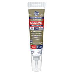 Ge Silicone Sealant,White,Advanced Silicone 2812566