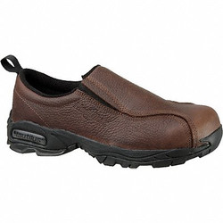 Nautilus Safety Footwear Loafer Shoe,W,9 1/2,Brown,PR  N1621 SZ: 9.5W