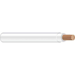 Southwire BuildingWire,THHN,White,3AWG,500ft 24347701