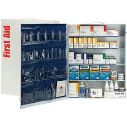 5-Shelf, 200-Person First Aid Station w/ 22-Pocket Liner