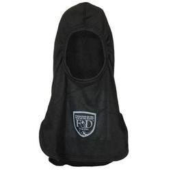 Fire-Dex Bibbed Fire Hood,Univ,15 In L,Black,HRC2 H81CXNB