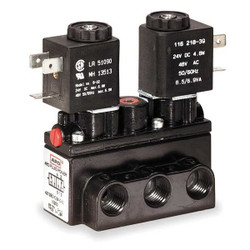 Aro Solenoid Air Con Valve,Four-Way,150 psi A212SD-024-L
