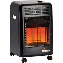 MR. HEATER 18,000 BTU Radiant Cabinet Propane Heater F227500