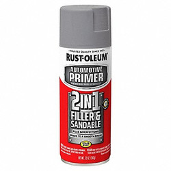 Rust-Oleum Filler and Sandable Primer,Gray,12 oz 260510