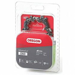 Oregon Saw Chain,16 In.,.050 In.,3/8 In. Pitch D60
