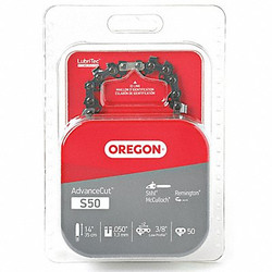 Oregon Saw Chain,14 In.,.050 In.,3/8 In. Pitch S50