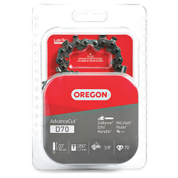 Oregon Saw Chain,20 In.,.050 In.,3/8 In. Pitch D70