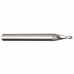 Micro 100 Sq. End Mill,Single End,Carb,0.0280" RME-028-2