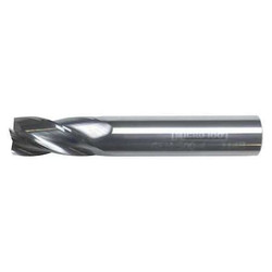 Micro 100 Sq. End Mill,Single End,Carb,5/8" GEM-625-4X