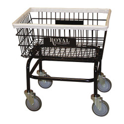 Royal Basket Trucks Laundry Cart,3.4 cu ft,No Hanger  G27-BKX-W0A-5UNN