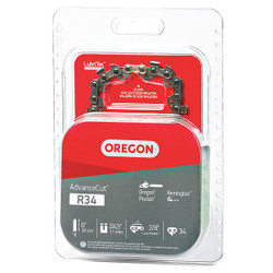Oregon Saw Chain,8 In.,.043 In.,3/8 In. Pitch R34