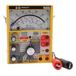 Triplett Analog Railroad Tester,600V,25 to 400 Hz 2010