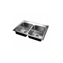 Just Manufacturing Just,DropIn Sink,Squar,12inx12inx5-1/2in DLADA1829A553-J