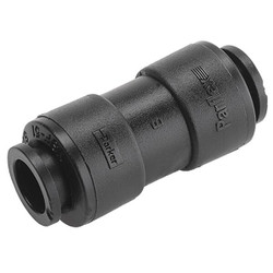 Trueseal Union Connector,3/8 in Tube Size FB6UC6-HBLK