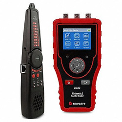 Triplett Network and Cable Tester with Probe,LCD CTX1200