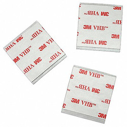 3m Double Sided VHB Foam Tape,2" L,2" W,PK5 4930
