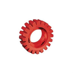Dynabrade Red-Tred Eraser Wheel,4" DiameterX1-1/4" DYB92255