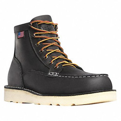 Danner 6-Inch Work Boot,D,10 1/2,Black,PR 15569