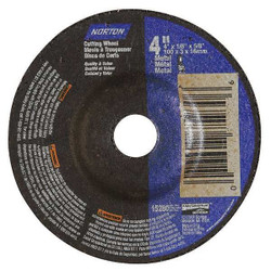 Norton Abrasives CutOff&GrindWhl,5/8"CN,UnthreadHle 66252842014