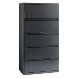 Hirsh Lateral File Cabinet,Charcoal 17641