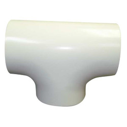 Johns Manville Fitting Cover,Tee,2-1/4 In Max.,White 29870