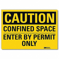 Lyle Caution Sign,10x14in,Reflective Sheeting U4-1140-RD_14X10