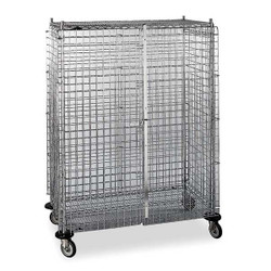 Metro Wire Security Cart,900 lb.,48 In. L SEC55DC