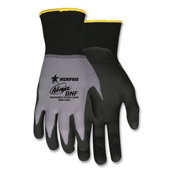 MCR™ Safety GLOVES,FOAM,XL,12PR,BK/GY N96790XL