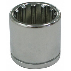 Westward Socket, Steel, Chrome, 9/32 in  33M320