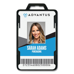 Advantus Secure-2Card RFID Blocking Badge,3,PK20 76417