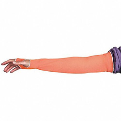Superior Glove Cut-Resistant Sleeve,XL,Hi-Vis Orange,PR KOP1T22THXL