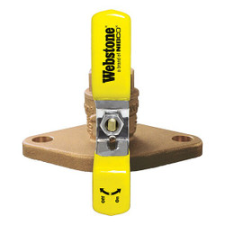 Webstone Manual 2-Way Ball Valve,IPS,Brass 40403