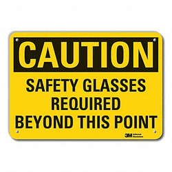 Lyle Caution Sign,7 inx10 in,Plastic LCU3-0382-NP_10x7