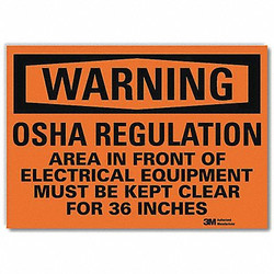 Lyle Security Sign,7x10in,Reflective Sheeting U6-1190-RD_10X7
