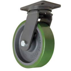 Hamilton Standard Plate Caster,Swivel,3000 lb. S-CH-13DB-4SL-FB