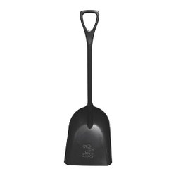 Bully Tools Scoop,42",D-Grip,One-Piece,Poly 92801