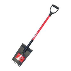 Bully Tools Shingle Shovel,D-Grip Fiberglass Handle 91117
