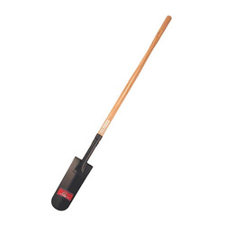 Bully Tools Drain Spade,14",12 ga.,American Ash Lon 72530